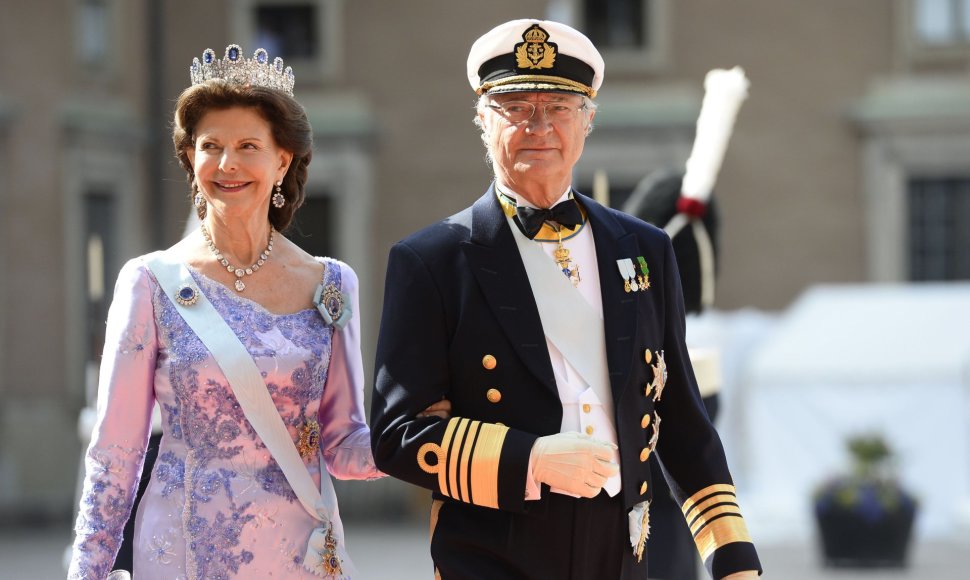 Karalienė Silvia ir karalius Carlas XVI Gustafas