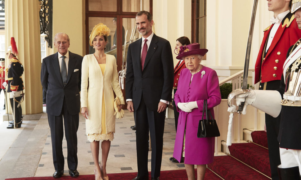 Ispanijos karaliaus ir karalienės sutiktuvės Londone