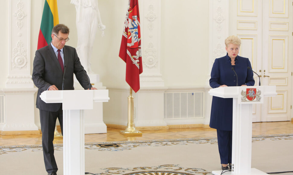 Dalia Grybauskaitė ir Algirdas Butkevičius