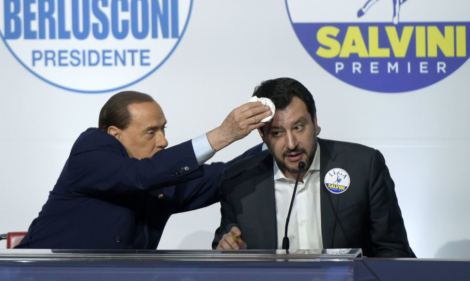 Silvio Berlusconi ir Matteo Salvini