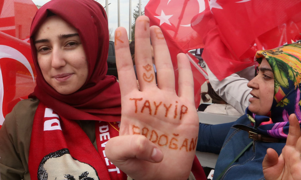 Recepo Tayyipo Erdogano rėmėjai