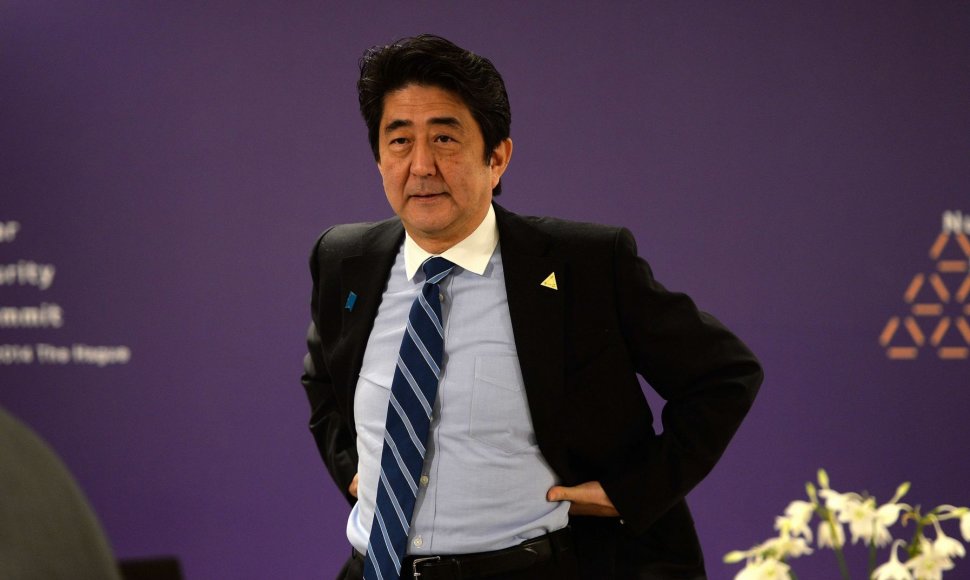 Japonijos ministras pirmininkas Shinzo Abe