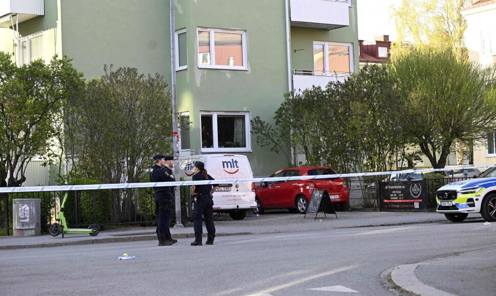 Šaudymo incidentas Upsaloje / FREDRIK SANDBERG / AFP