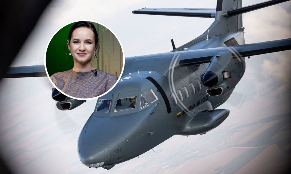 Inga Ruginienė ir &bdquo;L-410 UVP Turbolet&ldquo;