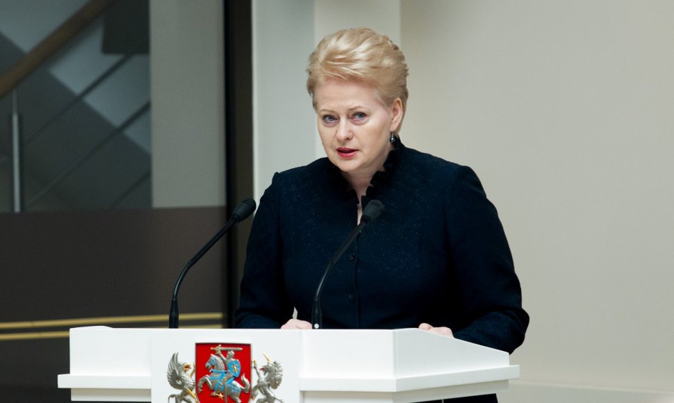 Lietuvos prezidentė Dalia Grybauskaitė