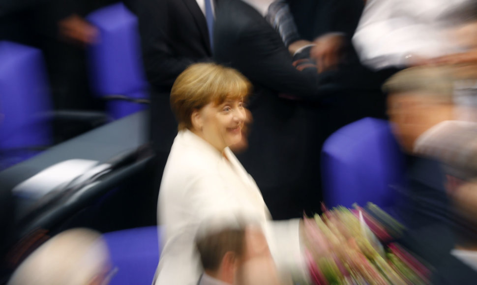 Angela Merkel lieka Vokietijos kanclere