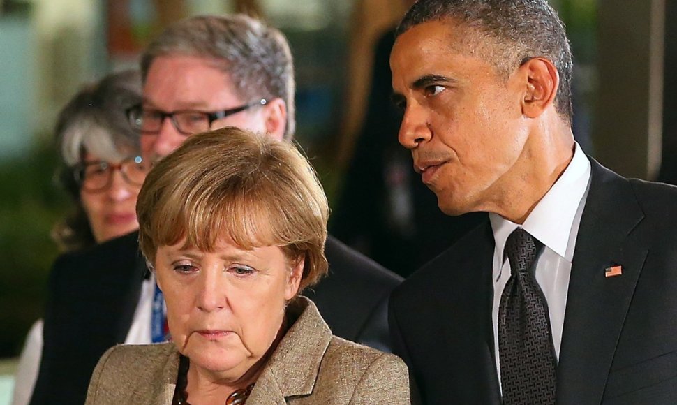 A.Merkel ir B.Obama.