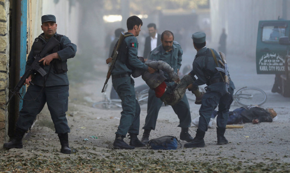 Sprogimas Kabulo diplomatiniame rajone