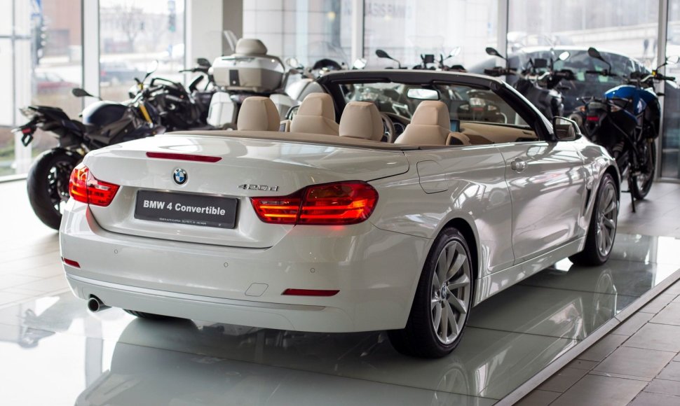 BMW 4 kabrioletas Lietuvoje 