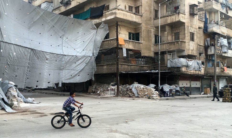 Karo nualintas Alepo miestas Sirijoje
