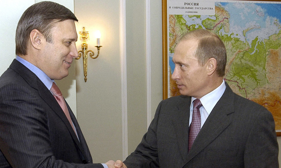 Michailas Kasjanovas ir Vladimiras Putinas
