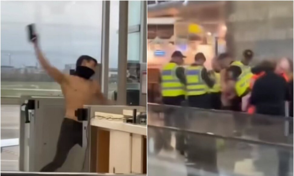 Įvykio vietoje: vandalizmas ir įtariamojo sulaikymas