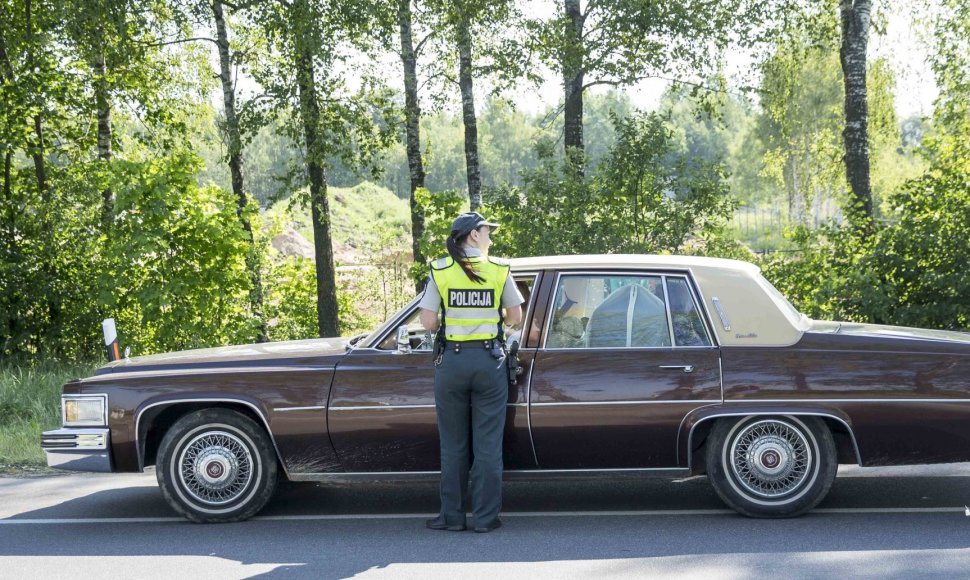 Rytinis Vilniaus kelių policijos reidas