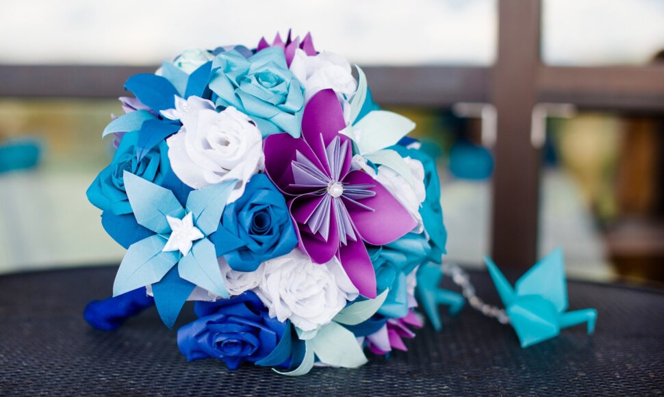 Origamio vestuvės