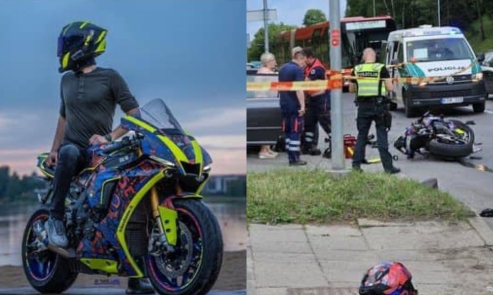 Avarijoje žuvęs motociklininkas – socialinių tinklų žvaigždė