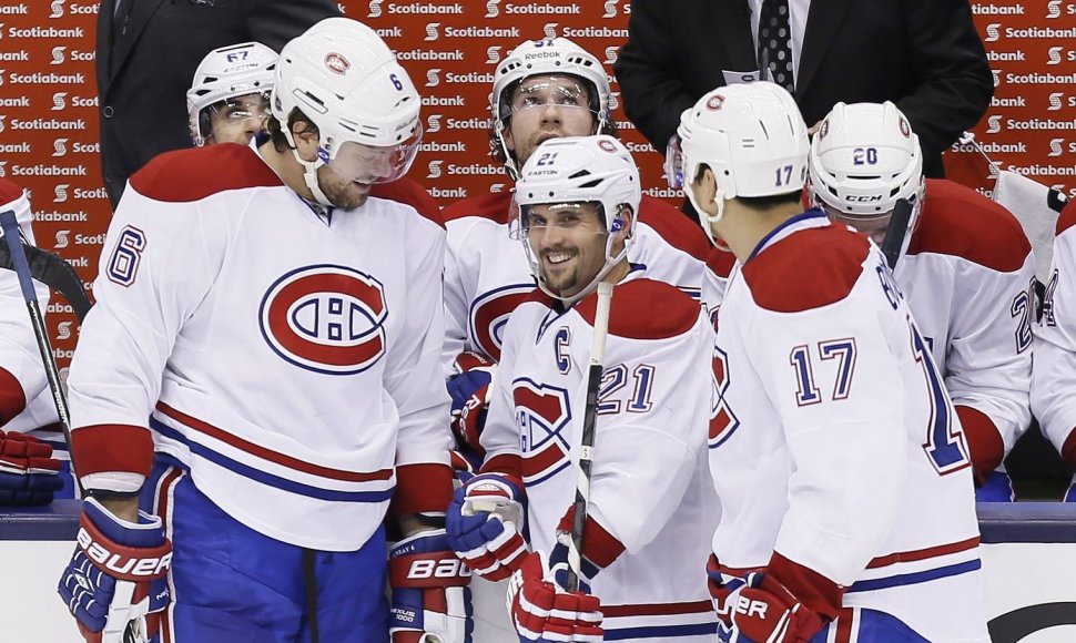 „Canadiens“ ledo ritulininkai džiaugėsi pergale