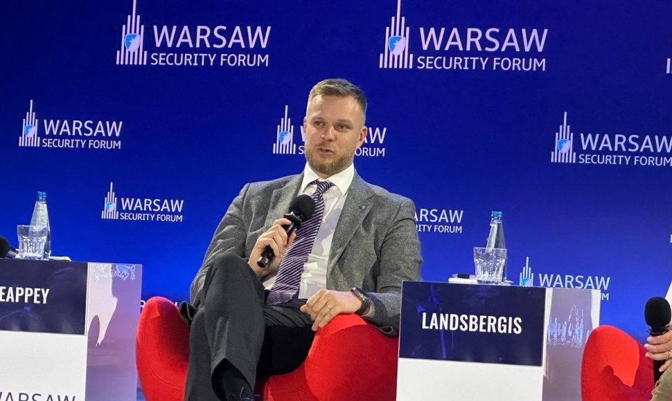 Gabrielius Landsbergis Varšuvos saugumo forume
