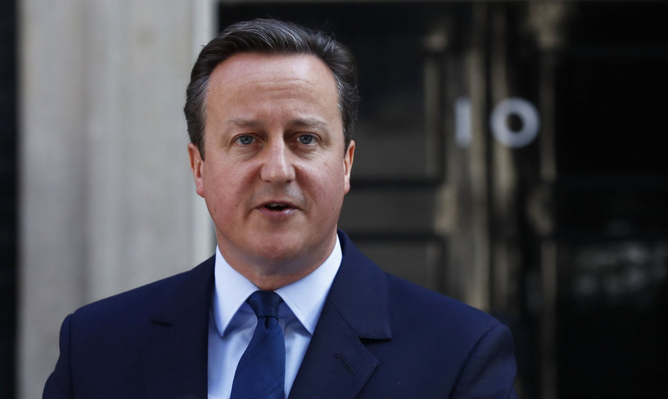 Davidas Cameronas paskelbė apie atsistatydinimą