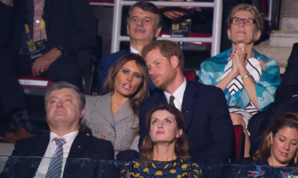 Melania Trump ir princas Harry