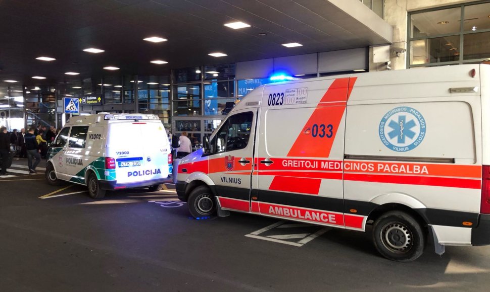 Vilniaus oro uosto išvykimo terminalo evakuacija