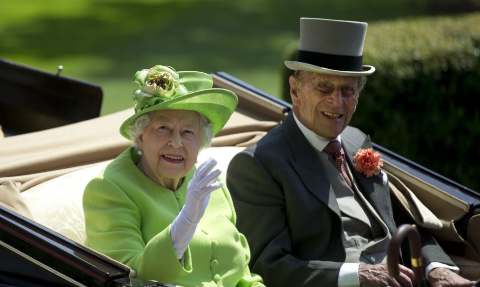 Karalienė Elizabeth II ir princas Philipas