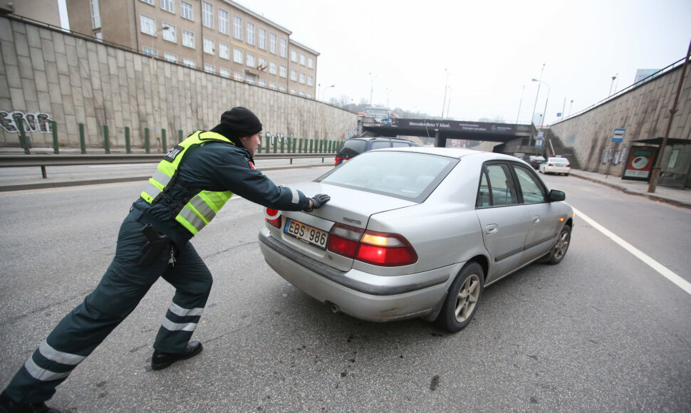 Policijos reidas Geležinio Vilko gatvėje