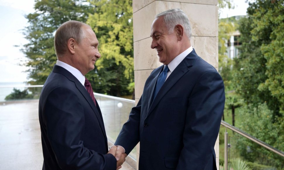 Vladimiro Putino ir Benjamino Netanyahu susitikimas Sočyje