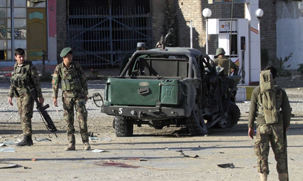 Bombos sprogimo padariniai Afganistane 