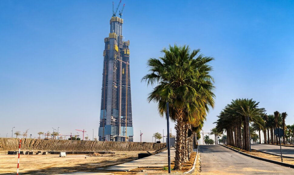 Saudo Arabijoje statomas Džidos bokštas turėtų pranokti Dubajaus „Burj Khalifa“
