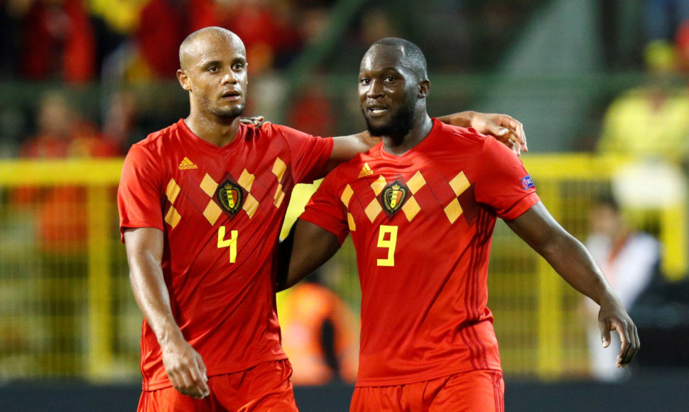 Vincentas Kompany ir Romelu Lukaku