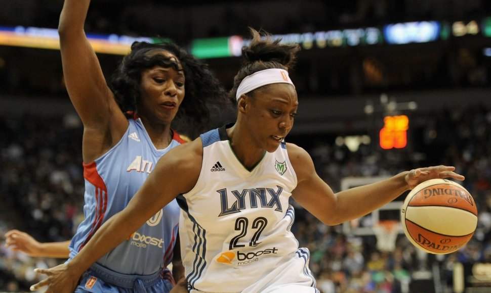  „Lynx“ ekipos žaidėja Monica Wright