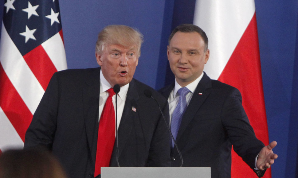 Donaldas Trumpas ir Andrzejus Duda