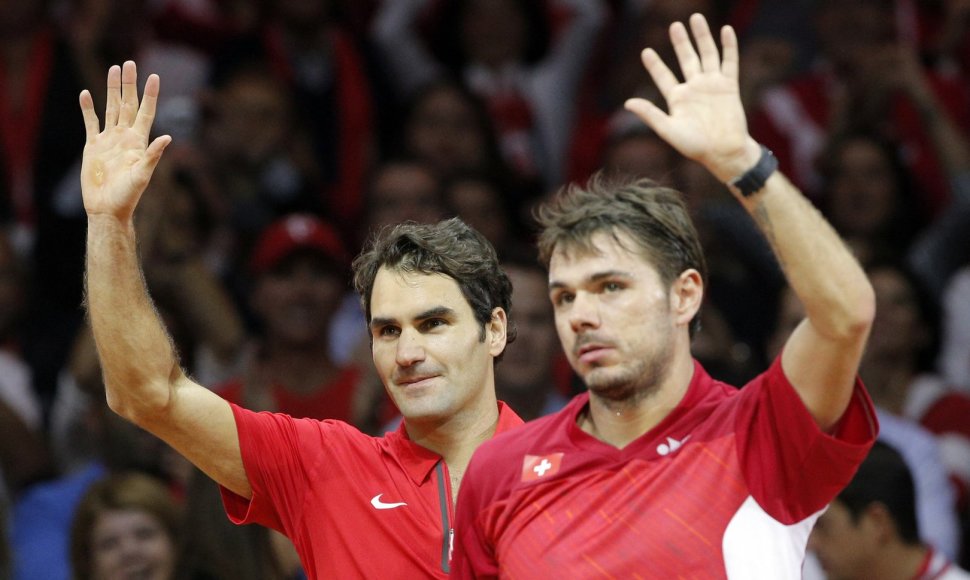 Rogeris Federeris ir Stanislas Wawrinka