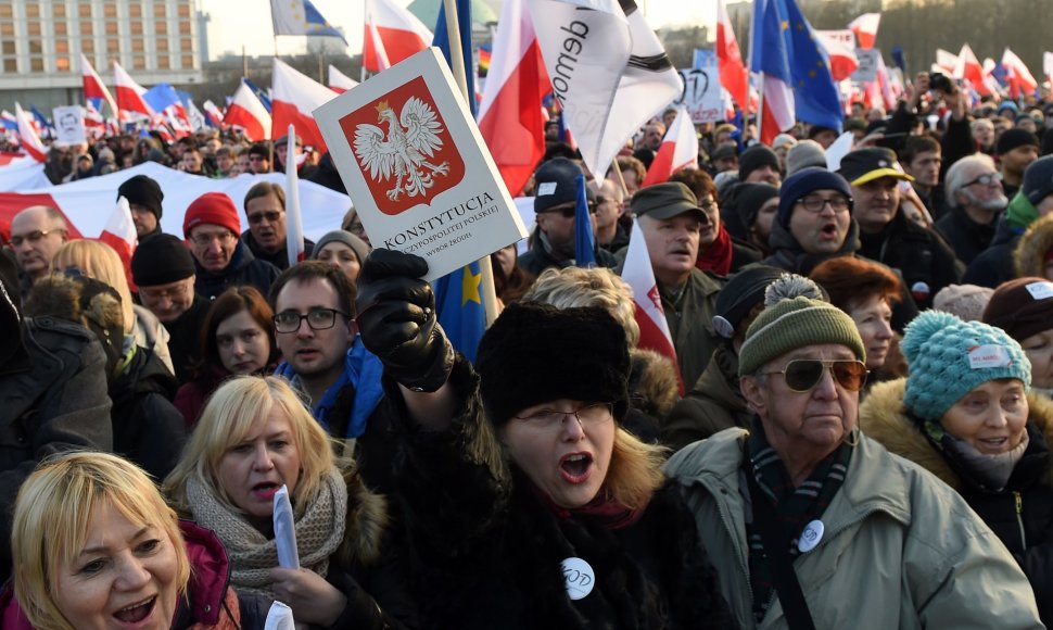 Demonstracija Varšuvoje