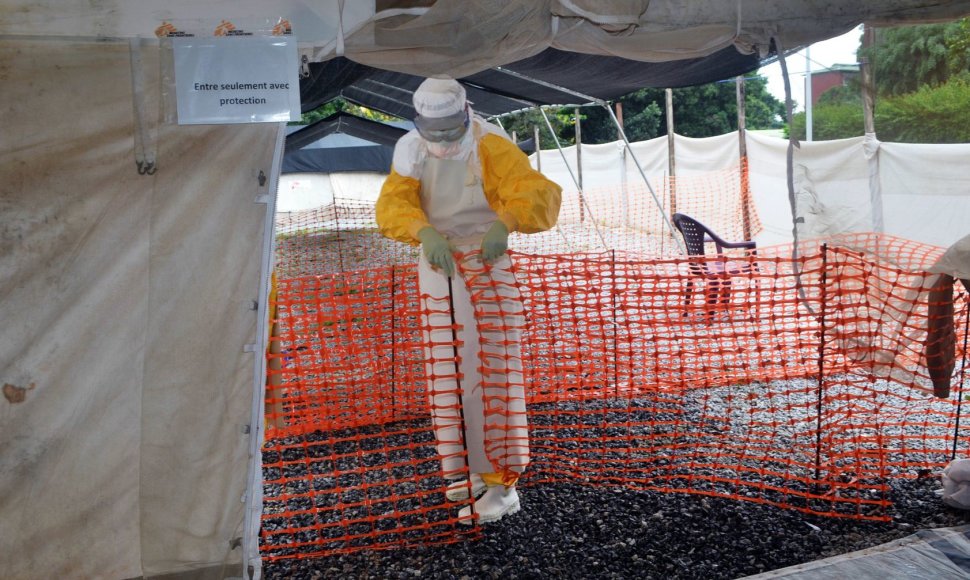 Ebolos virusu užsikrėtė du žmonės Kongo DR