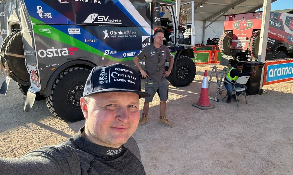„Constra Racing“ komandos testų diena Dakare