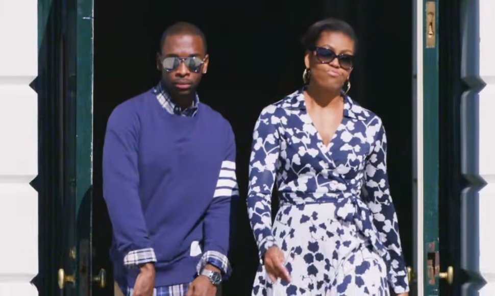 Jay Pharoah ir Michelle Obama