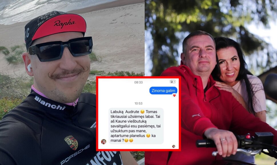 Edvardas Šmukšta ir Tomas Bagdonavičius su žmona Audrone