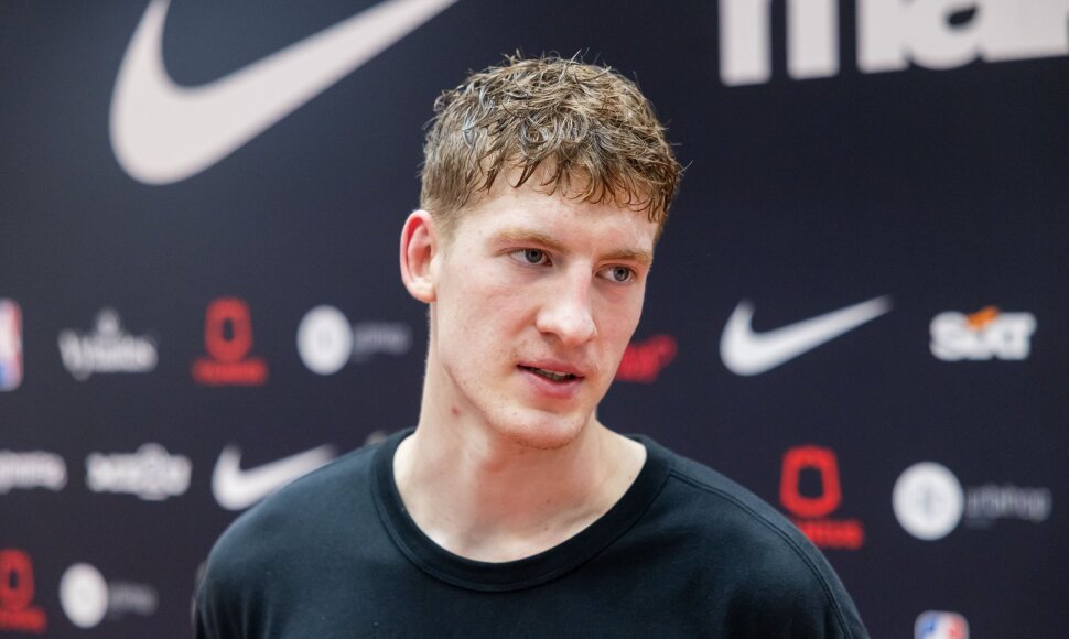 Kasparas Jakučionis jaunųjų krep&scaron;inio talentų stovykloje