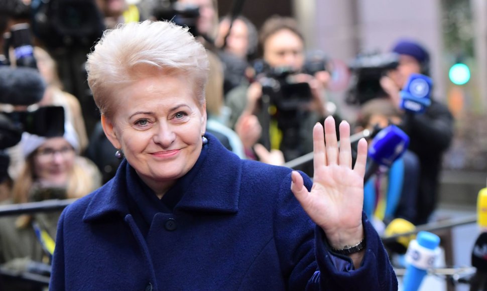 Dalia Grybauskaitė Briuselyje