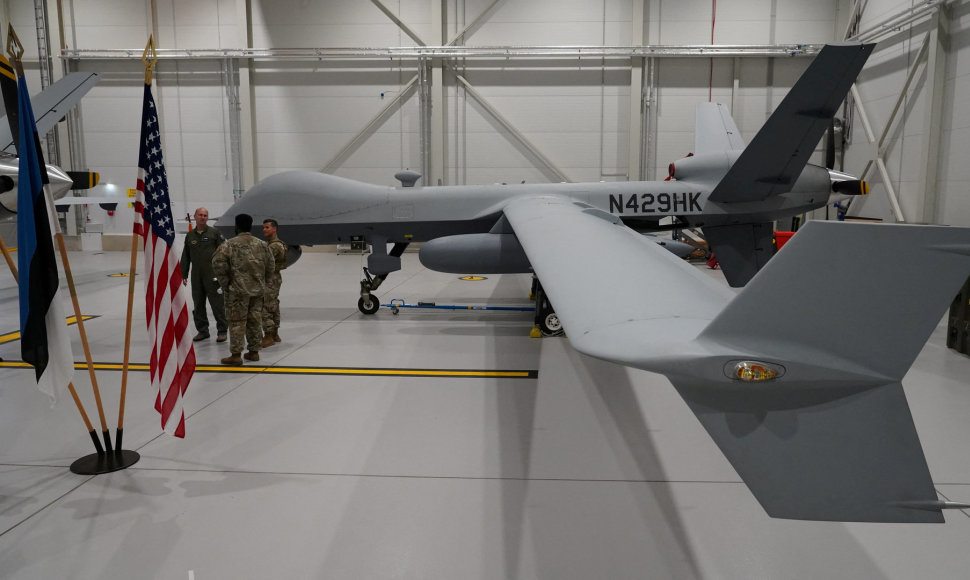 Bepilotis orlaivis „MQ-9 Reaper“ angare Estijoje