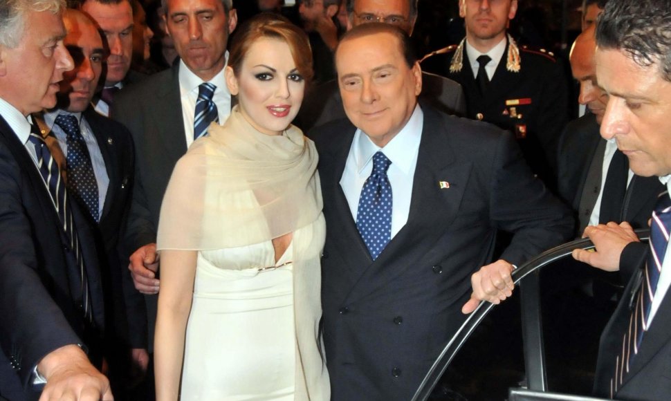 Silvio Berlusconi ir Francesca Pascale
