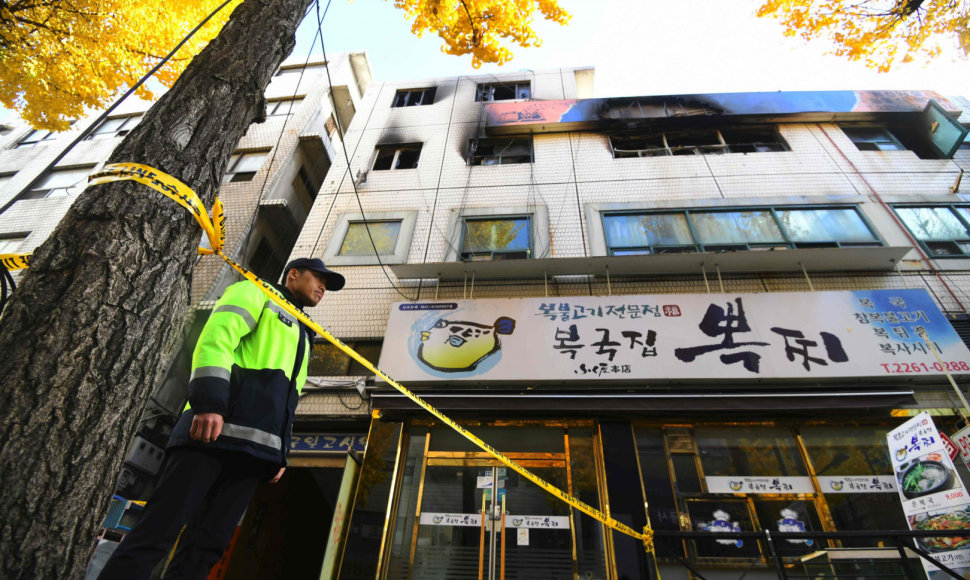 Seule per gaisrą bendrabutyje žuvo septyni žmonės