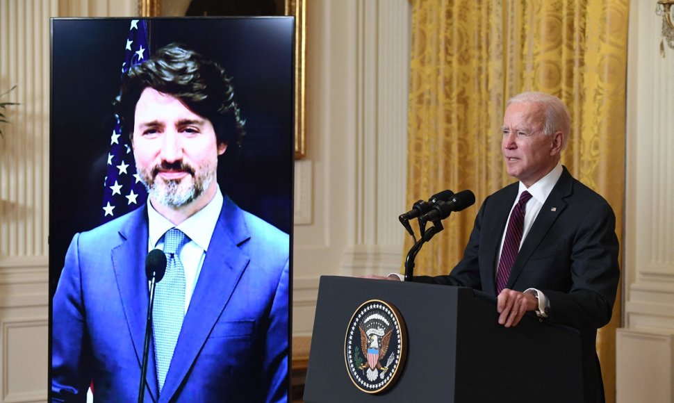 Justinas Trudeau ir Joe Bidenas