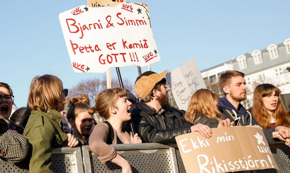 Protestas Islandijoje