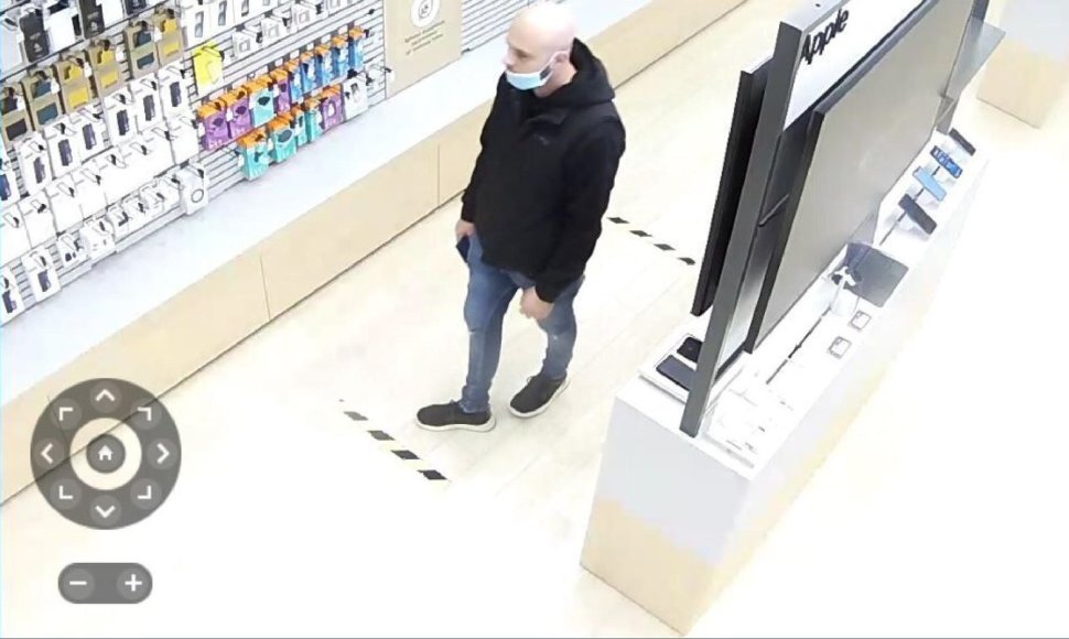 Kauno policija aiškinasi, kas iš parduotuvės nugvelbė laikrodį
