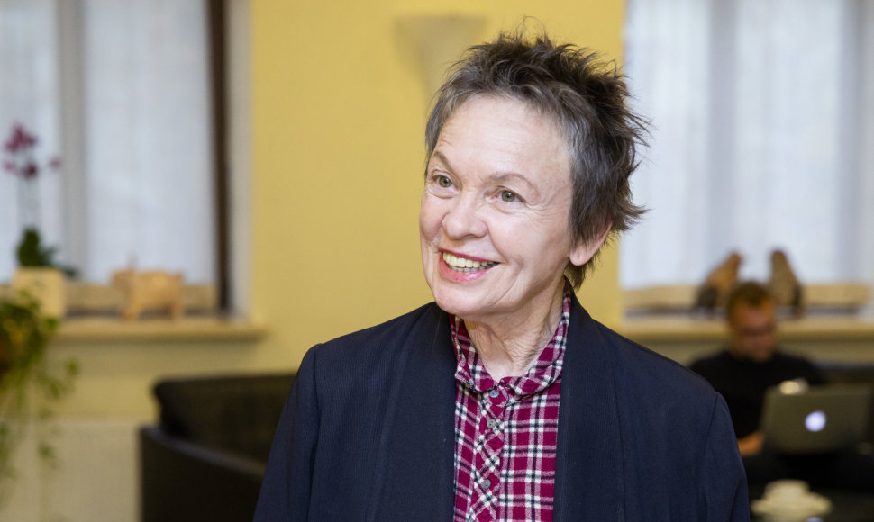 Laurie Anderson „The Language of the Future“ spaudos konferencija