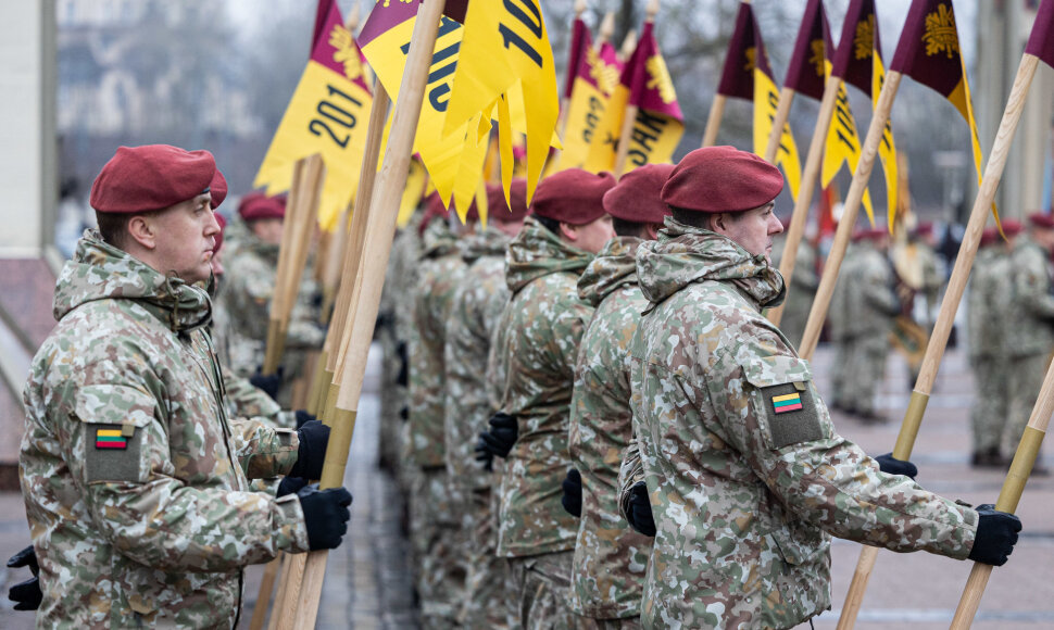 I&scaron;kilminga karių rikiuotė Nepriklausomybės aik&scaron;tėje