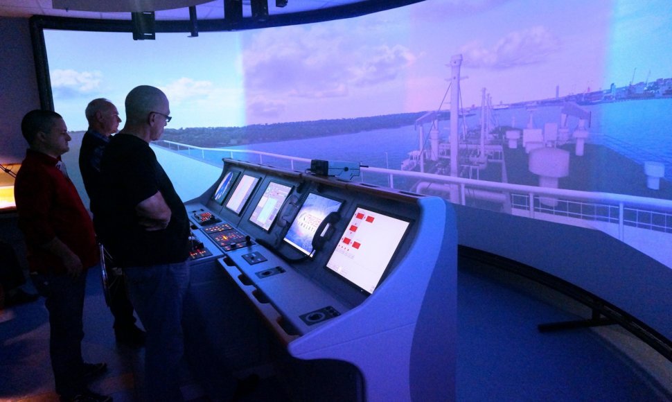 Virtualios SGD terminalui skirtos laivo "Independence" įvedimo į Klaipėdos uostą pratybos