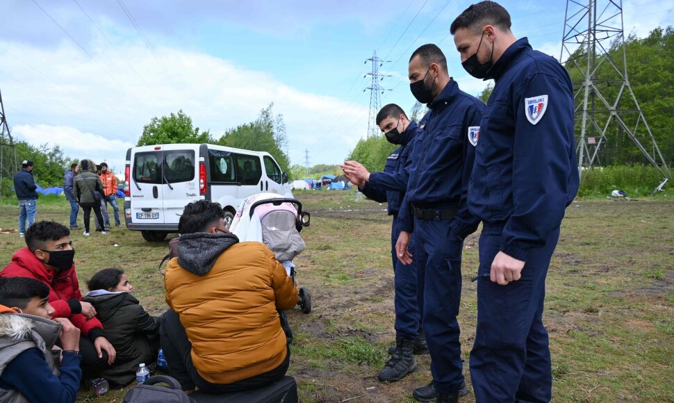 Nelegalūs migrantai prie Kalė